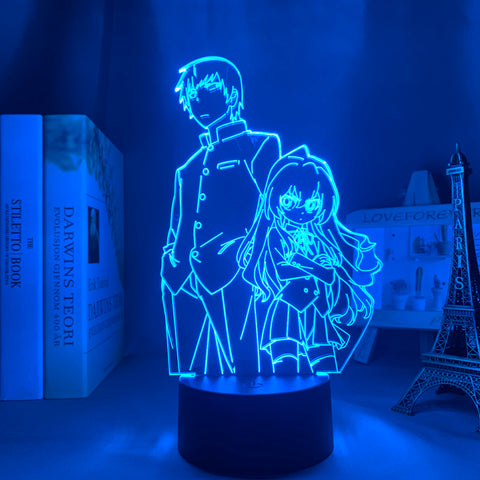 Toradora Led Light for Room Decoration Manga Night Light Birthday Gift Kids Bedroom Decor Table 3d Lamp Anime TIGER DRAGON