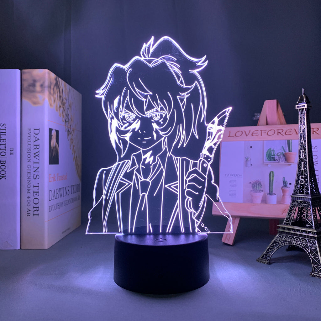 3D LED Lamp Anime Figure High Rise Invasion Nise Mayuko Bedroom Desk Decoration Small Night Light for Children's Festival Birthday Gifts Neon Lights With Remote