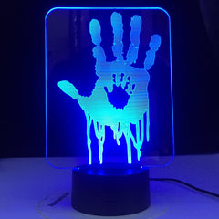 Death Stranding Hand Prints Video Game Led Night Light for Kids Room Decor Cool Gift for Child Gamer Nightlight Usb 3D Desk Lamp