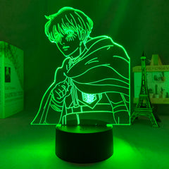 Anime Lamp Attack on Titan 4 Armin Arlert Figure for Bedroom Decor Night Light Kids Birthday Gift Shingeki No Kyojin 3d Light