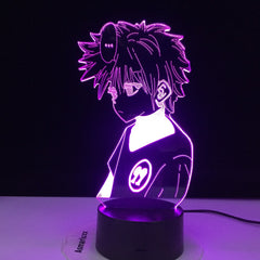 Anime Hunter X Hunter Killua Zoldyck Figure Led Night Light Nightlight Color Changing Usb Battery Table 3d Lamp Gift for Kids