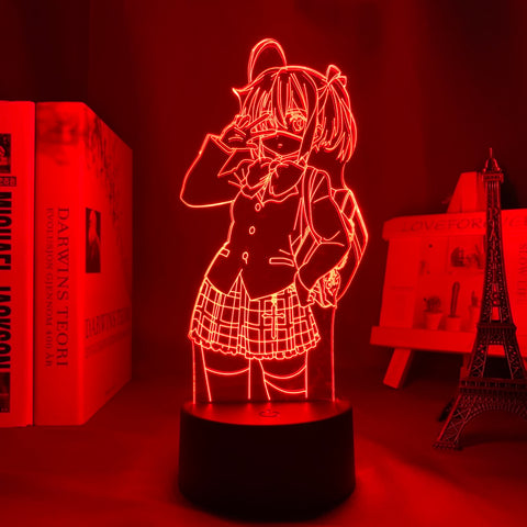 Rikka Takanashi Led Night Light for Bedroom Decor Nightlight Birthday Gift Anime 3d Lamp Rikka Love Chunibyo Other Delusions