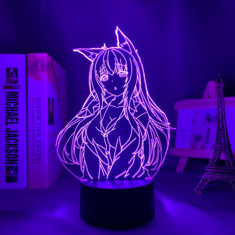 Nekopara Led Night Light for Bedroom Decor Gift Nightlight Anime Waifu Table 3d Lamp Nekopara