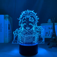 3D LED Lamp Anime  Demon Slayer Tanjiro Kamado Small Night Light for Kids  Home Bedroom Desk Decoration USB Charging