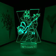 Desk Lamp Neon Lamp Acrylic 3D LED Battle Royale Figure for Kids Children's Birthday Present 7 Colors