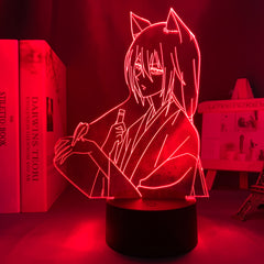 Anime Led Light Kamisama Kiss Tomoe Figure for Bedroom Decor Night Light Birthday Gift Room 3d Lamp Manga Kamisama Kiss