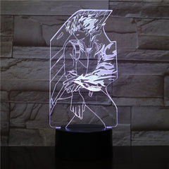 My Hero Academia Todoroki Shoto Figure USB 3D LED Night Light Boys Child Kids Baby Gifts Japanese anime Table Lamp Bedside