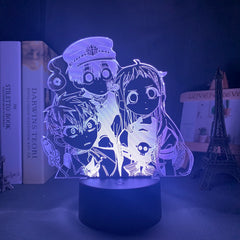 Manga Toilet Bound Hanako Kun Led Night Light for Bedroom Decor Colorful Nightlight Anime Gift Acrylic 3d Lamp Hanako