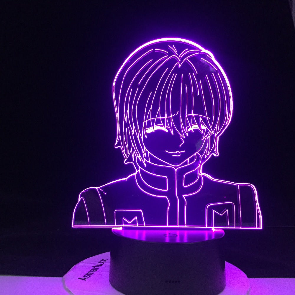 Kurapika Figure Acrylic Night Light Anime Gift Hunter X Hunter Lamp for Kid Bedroom Decor Lighting Childrens Room Nightlight