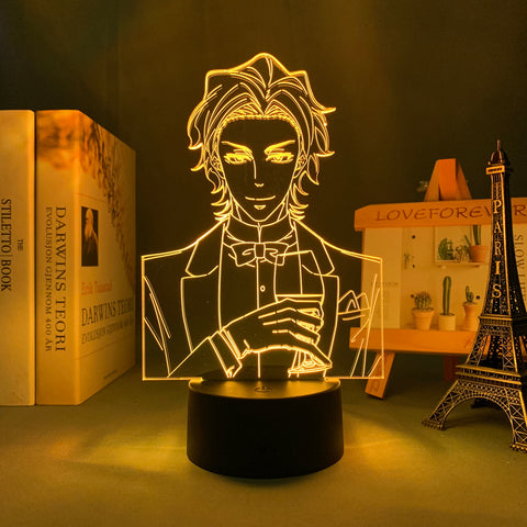 Moriarty The Patriot Albert James Moriarty 3D LED Lamp Anime Figure Bedroom Desk Decoration Small Night Light for Children's Festival Birthday Gifts
