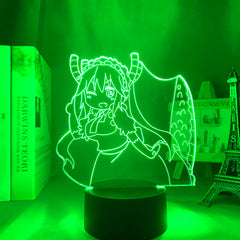 Anime Led Light Miss Kobayashi Dragon Maid Nightlight for Bedroom Decor Nightlight Manga Birthday Gift Room Led Night Lamp 3d