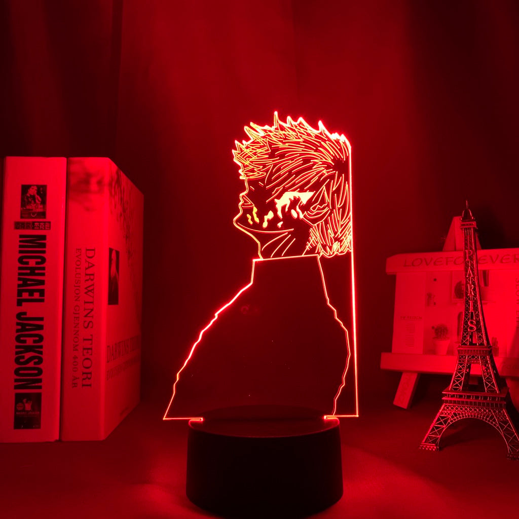 Tokyo Ghoul Ken Kaneki 3d Lamp for Bedroom Decor Nightlight Cool Birthday Gift Acrylic Led Night Light Anime Tokyo Ghoul