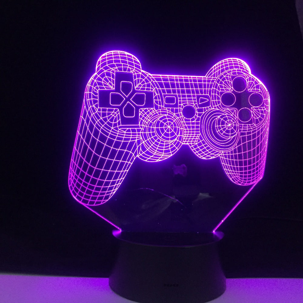 P4P Game Pad Led Night Light for Kids Child Bedroom Decor Shop Ideal Colors Changing Desk Table Gift Dropshipping