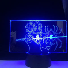 FEITAN PORTOR 3D LED ANIME LAMP HUNTER X HUNTer Anime light 3d 16 Colors Remote Control Change Led Night Light Home Decor Gift