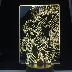 Anime Lamp Satoru Gojo Jujutsu Kaisen Led Night Light Yuji Itadori for Room Deco Birthday Gift Jujutsu Kaisen Lamp Yuji Itadori