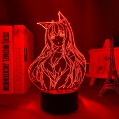 Nekopara Led Night Light for Bedroom Decor Gift Nightlight Anime Waifu Table 3d Lamp Nekopara