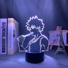 3d Led Night Lamp Bakugo My Hero Academia for Room Decor Birthday Gift Manga Gadget My Hero Academia Katsuki Bakugo Light Anime