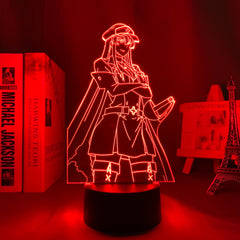 Anime 3d Lamp Akame Ga Kill Esdeath LED Night Light for Room Decor Nightlight Birthday Gift Manga Akame Ga Kill Neon Light
