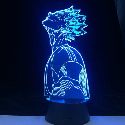 Haikyuu Bokuto 3D Led Anime Illusion Nightlights Colors Changing Table Lamp For Home Decor 11.11 Holiday Festival Deal