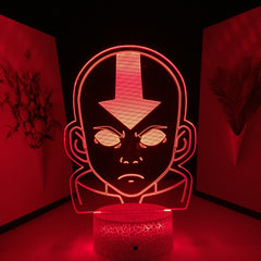 3D LED Light Anime Avatar The Last Airbender Coloful Small Night Light Room Decoration With Remote Control Color Change