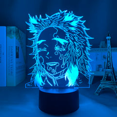 Demon Slayer Anime Home Bedroom Desk Decoration Small Night Light Children's Festival Birthday gifts3D LED Lamp