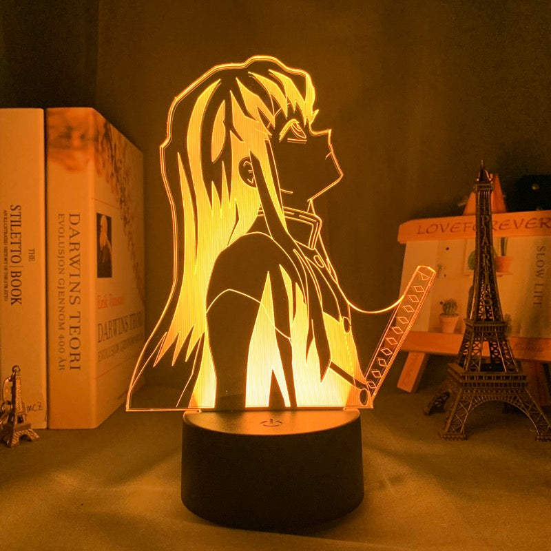 Kimetsu no Yaiba Muichiro Tokito Led Night Light for Bedroom Decor Gift Nightlight Anime 3d Lamp Muichiro Tokito Demon Slayer