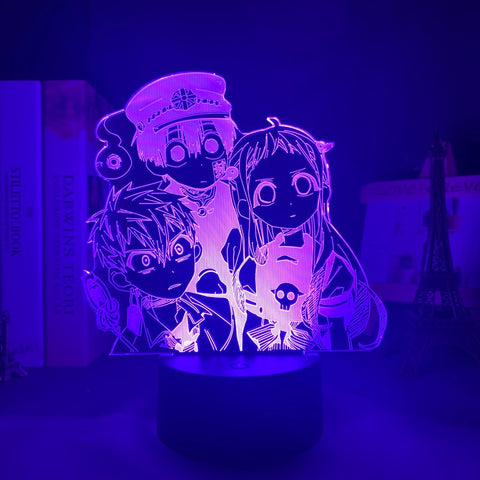 Manga Toilet Bound Hanako Kun Led Night Light for Bedroom Decor Colorful Nightlight Anime Gift Acrylic 3d Lamp Hanako