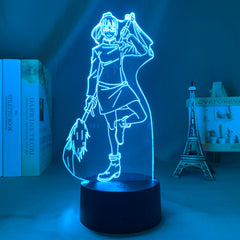 3D LED Lamp Anime Figure Manga Led Light Jujutsu Kaisen Zenin Maki Home Bedroom Desk Decoration Small Night Light Children's Festival Birthday gifts