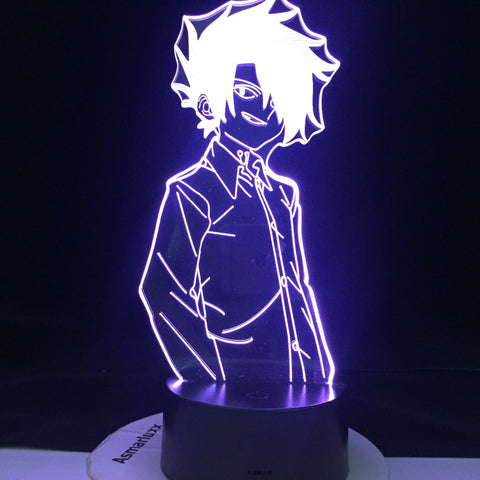 Japanese Manga The Promised Neverland Emma Figure Led Night Light for Home Room Decor Kids Child Nightlight Bedside Desk Lamp