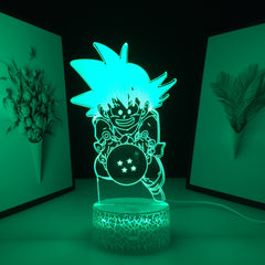 Acrylic 3D LED Lamp Anime Figure Neon Lights Atmosphere Lamp for Child USB Link Charging Color Change With Remote Control