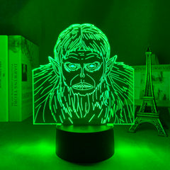 Anime Led Light Attack on Titan Beast Titan for Bedroom Decor Night Light Kid Birthday Gift Manga Shingeki No Kyojin 3d Lamp