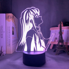 Kimetsu no Yaiba Muichiro Tokito Led Night Light for Bedroom Decor Gift Nightlight Anime 3d Lamp Muichiro Tokito Demon Slayer