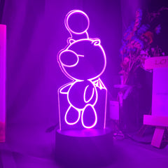 Game Final Fantasy Moogle Figure Led Night Light Lamp for Kids Bedroom Decor Color Changing Nightlight Cool Child Christmas Gift
