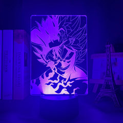 3d Lamp Anime Black Clover Asta Light for Kids Bedroom Decor Night Light Birthday Gift Manga Gadget Black Clover Asta Lamp