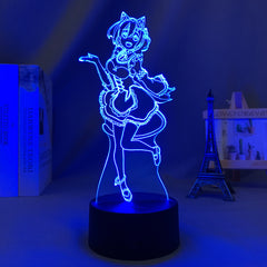 Manga Led Light Re Zero Starting Life In Another World 3D LED Lamp Anime Figure Multiple Color Changes With Remote Control USB link Charging Neon Lights