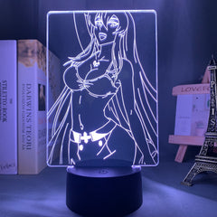 Led Night Light Akame Ga Kill Esdeath 3d Lamp Anime for Room Decor Nightlight Kid Child Birthday Gift Akame Ga Kill Esdese Light