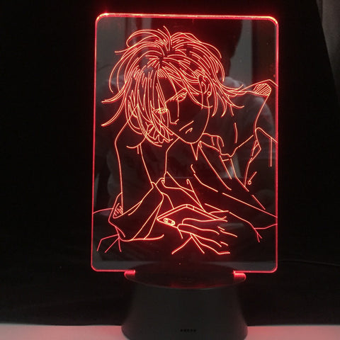 New Design Banana Fish ASH LYNX EIJI OKUMURA 3D ANIME LAMP Night lights lampara For Christmas Gift Table Lamp Fast Dropshipping