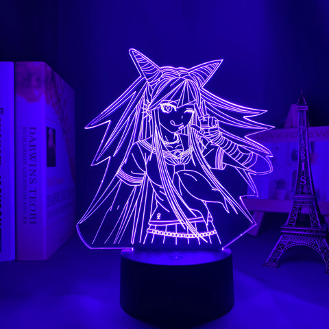 Danganronpa Led Night Light Ibuki Mioda Lamp for Bedroom Decor Kids Gift Danganronpa Acrylic 3d Lamp Ibuki Mioda