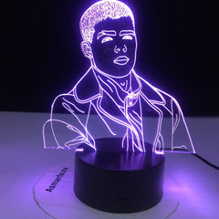 Singer Lunay 3D Led Night Light for Home Decoration Colorful Nightlight Gift for Fans Dropshipping 3d Lamp Celebrity