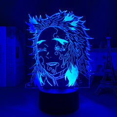 Demon Slayer Anime Home Bedroom Desk Decoration Small Night Light Children's Festival Birthday gifts3D LED Lamp