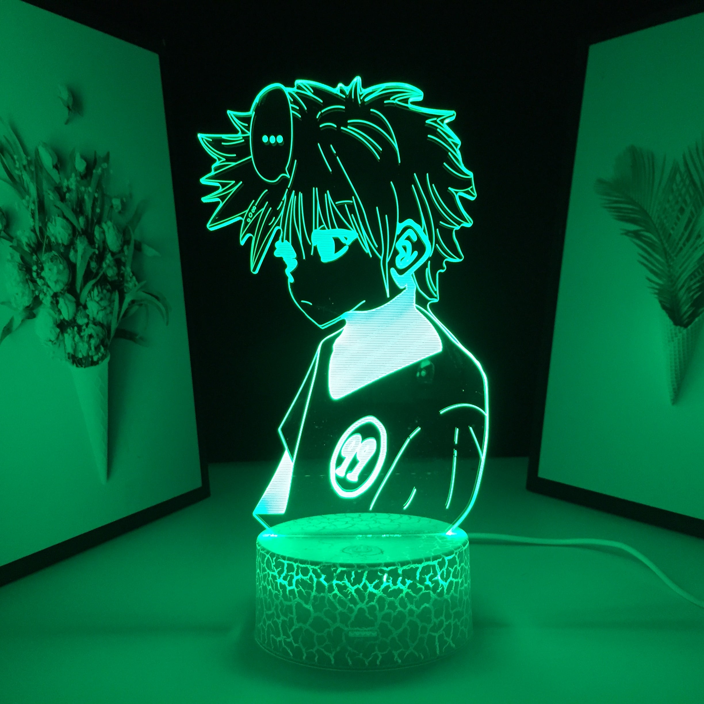 Room Warm Decorative Lamp Night Light Multi Color Transformation Children's Gifts Anime Figure