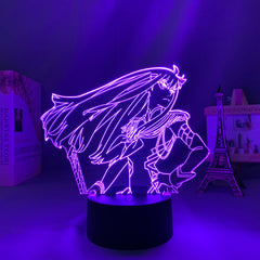 3D LED Lamp Kill La Kill Satsuki  Anime Figure Bedroom Desk Decoration Small Night Light for Children's Festival Birthday Gifts