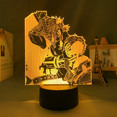 Kimetsu No Yaiba LED Night Light for Childrens gifts Bedroom Decoration  Demon Slayer Kyojuro Rengoku 3D Neon Lights
