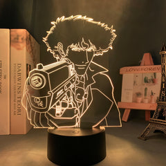 Led Light Anime Cowboy Bebop Spike for Kids Bedroom Decor Night Light Brithday Gift Room Desk Acrylic 3d Lamp Cowboy Bebop Manga