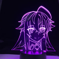 High School DxD Anime Led Light for Home Decoration Birthday Gift Manga 3D Night Lamp Rias Gremory High School DxD Dropshipping