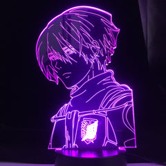 Shingeki No Kyojin 3d Light Anime Lamp Attack on Titan 4 Mikasa Ackerman Figure for Bedroom Decor Night Light Kids Birthday Gift