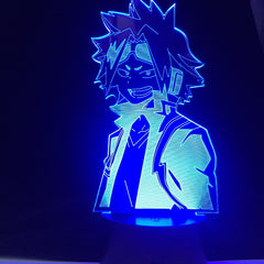 DENKI KAMINARI ANIME Led Lamp Nightlights MY HERO ACADEMIA 3D Light For Home Decoration Christmas Holiday New Year Gift