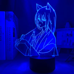 Anime Led Light Kamisama Kiss Tomoe Figure for Bedroom Decor Night Light Birthday Gift Room 3d Lamp Manga Kamisama Kiss