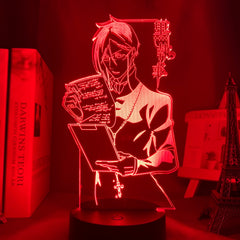 Anime Light Black Butler Led Night Light for Bedroom Decoration Colorful Nightlight Anime Gift 3d Lamp Black Butler