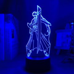Anime Bleach 3d Lamp Ichigo Kurosaki for Bedroom Decor Nightlight Cool Birthday Gift Acrylic Led Night Light Bleach